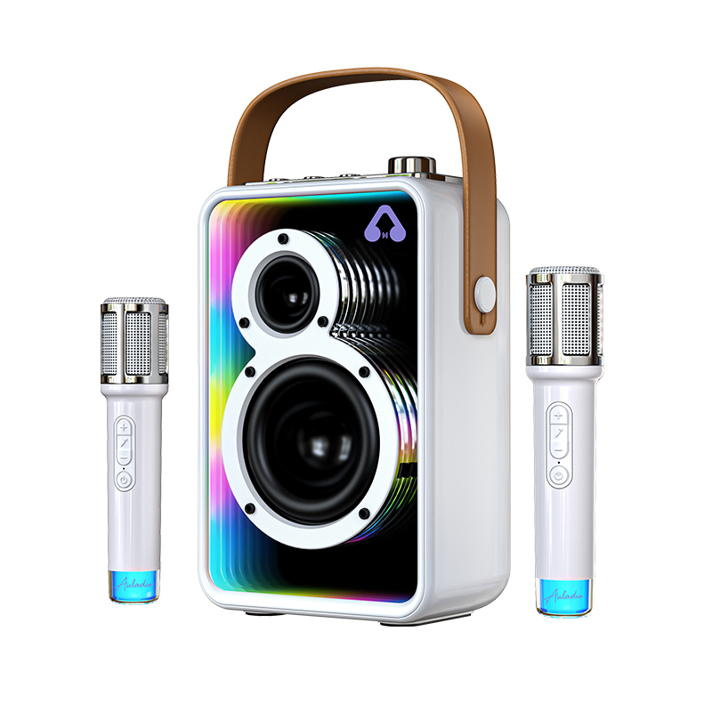 Wireless Portable Multilayer Mirror Indoor/Outdoor Speaker K22 with Microphone